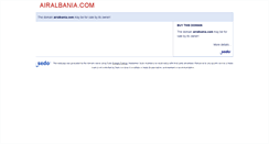 Desktop Screenshot of airalbania.com