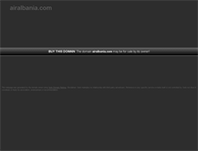 Tablet Screenshot of airalbania.com